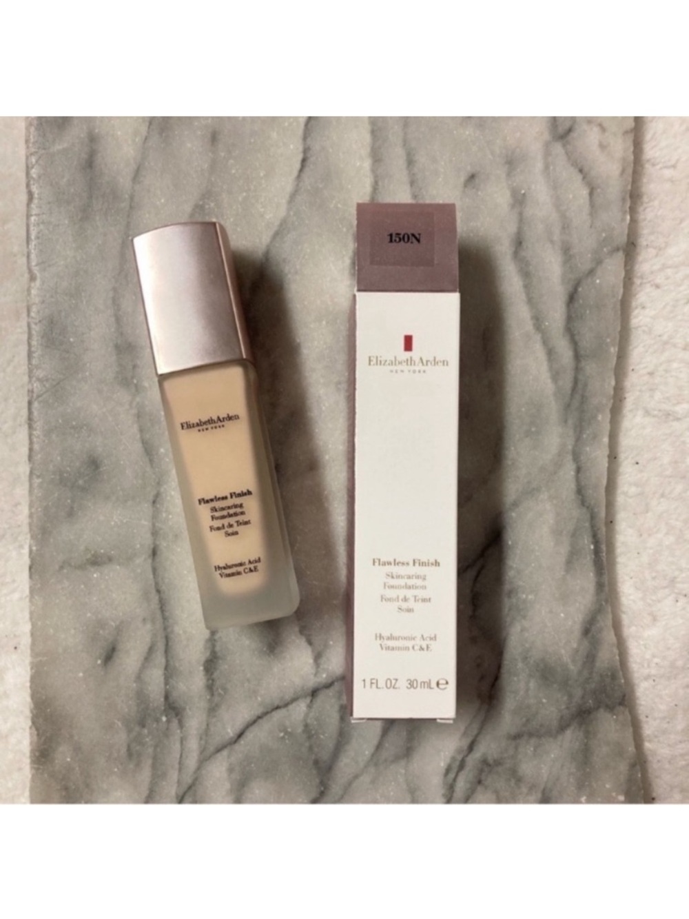 Elizabeth Arden Flawless Finish Skincaring Foundation Shade 150N Neutral New